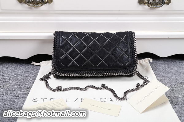 Pretty Style Stella McCartney Falabella PVC Cross Body Bag SMC882 Black