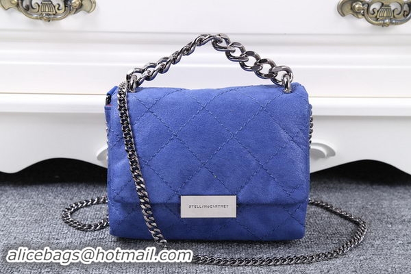 Luxury Discount Stella McCartney QUilted Denim Cross Body Bag SMC015 Royal