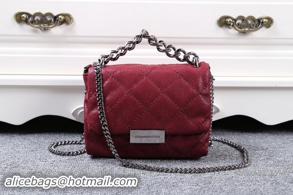 Durable Stella McCartney QUilted Denim Cross Body Bag SMC015 Wine