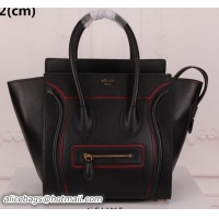 Good Product Celine Luggage Micro Tote Bag Original Leather CLY33081M Black