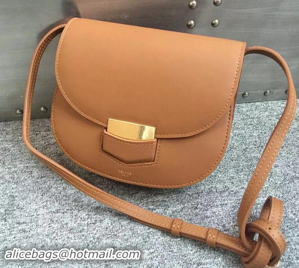 Unique Style Celine Trotteur Bag Smooth Calfskin Leather C77425 Brown