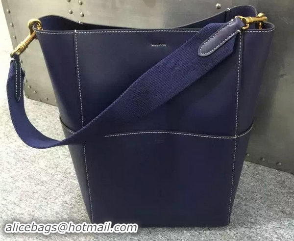 Purchase CELINE Sangle Seau Bag in Original Leather C16212 Royal