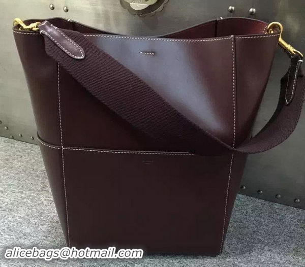 Most Popular CELINE Sangle Seau Bag in Original Leather C16212 Brown