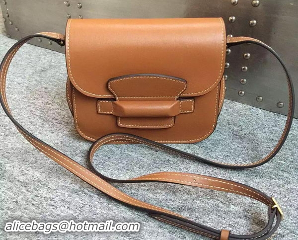 Shop Celine TAB Trotteur Bag Calfskin Leather C77429 Brown