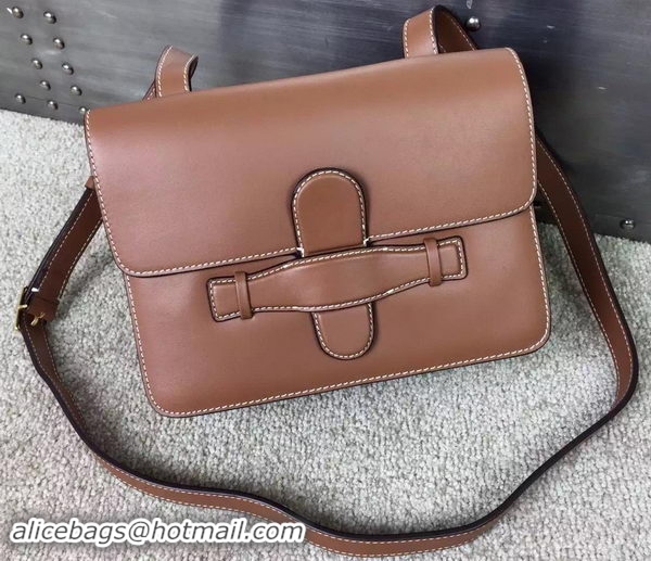 Famous Brand CELINE Symmetrical Bag in Original Leather C77423 Brown