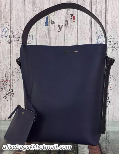 Best Quality CELINE Twisted Cabas Bag C16211 Royal&Black