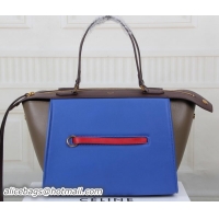 Top Grade Celine Ring Bag Smooth Calfskin Leather 176203 Royal&Khaki&Maroon