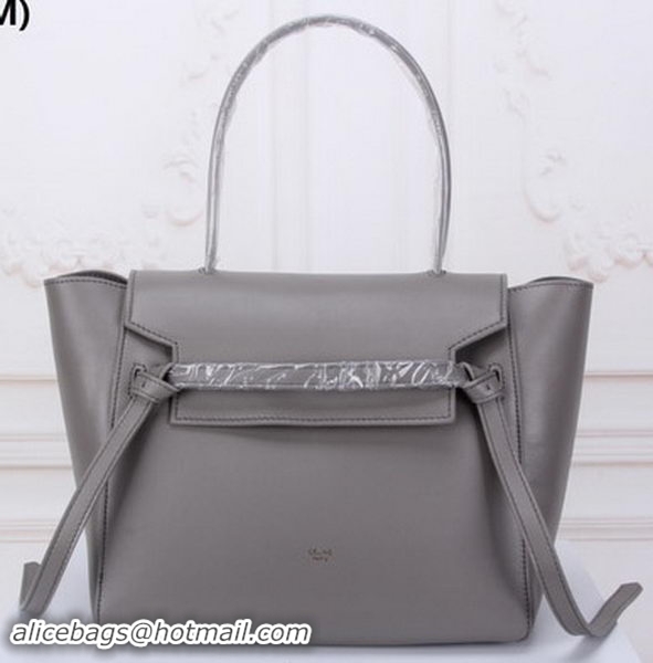 Big Enough Celine Medium Belt Bag Original Leather C33681 Grey