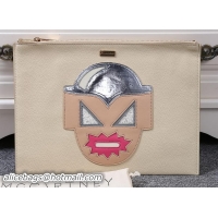 Unique Style Stella McCartney SUPERHERO Medium ZIPPED CLUTCH SM891 Pink