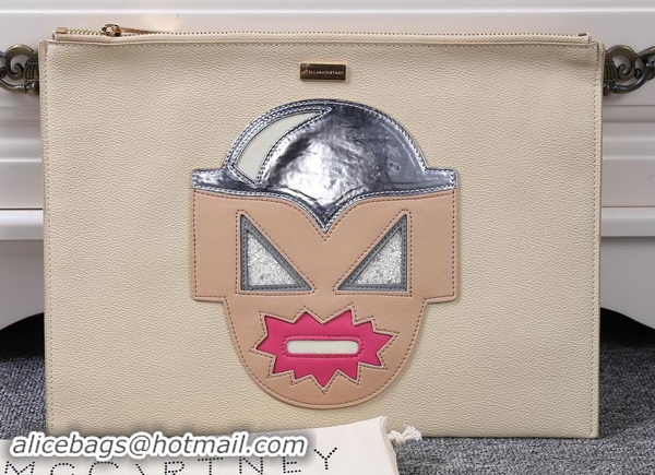 Unique Style Stella McCartney SUPERHERO Medium ZIPPED CLUTCH SM891 Pink