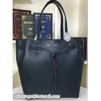 Popular Style Celine Cabas Phantom Bags Calfskin Leather C2208 Black