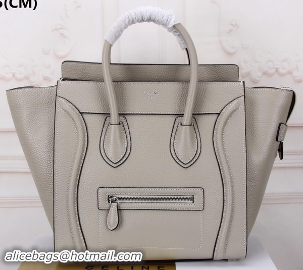 Top Quality Celine Luggage Mini Tote Bag Original Leather CLY33081L Grey