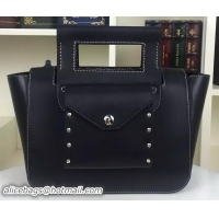 Top Quality 2016 CELINE Square Handbag Original Leather C28833 Black