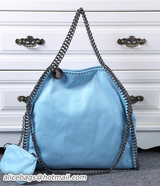 Luxury Discount Stella McCartney Denim Tote Bag SM809 Light Blue