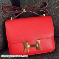 Popular Style Hermes Constance Bag Calfskin Leather H9999 Red