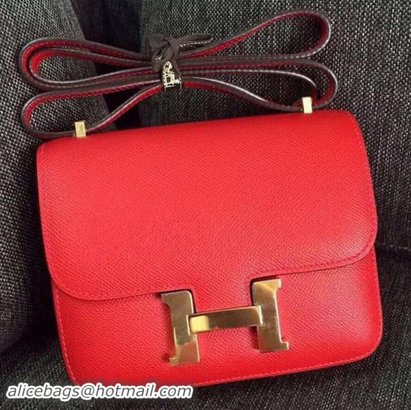 Popular Style Hermes Constance Bag Calfskin Leather H9999 Red