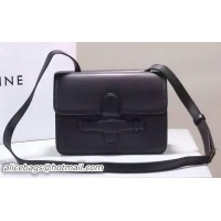 Discount Fashion CELINE Symmetrical Bag in Original Leather C774423 Black