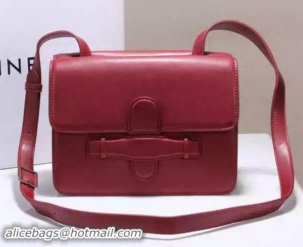 Buy Discount CELINE Symmetrical Bag in Original Leather C774423 Burgundy