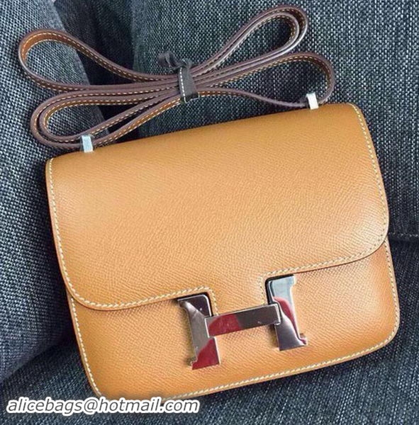 Lowest Cost Hermes Constance Bag Calfskin Leather H9999 Wheat