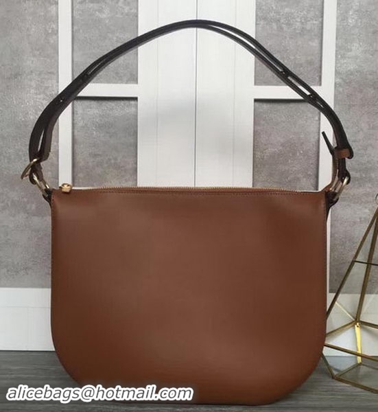 Classic CELINE Medium Saddle Bag in Original Leather C28835 Brown