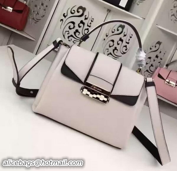 Unique Style BVLGARI Serpenti Viper Top Handle Bag 281674 Grey