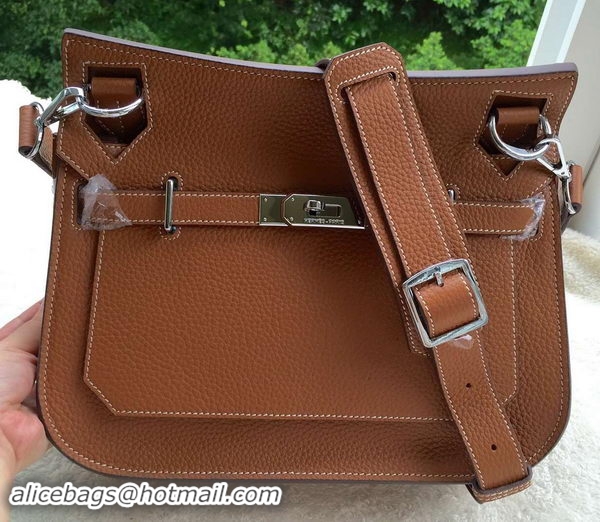 Unique Discount Hermes Jypsiere 31CM Shoulder Bag Calfskin Leather H0880 Wheat