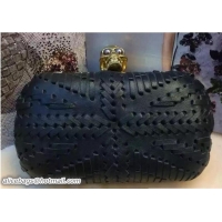 Buy Discount Alexander McQueen Skull Box Clutch Bag 02