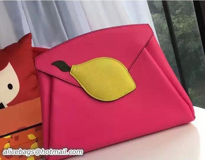 Buy Discount Hermes Tutti Frutti Hermail Shoulder Bag 703071 Fuchsia