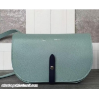 Inexpensive Celine Epsom Leather Strap Clutch On Strap Bag 703093 Ice Blue