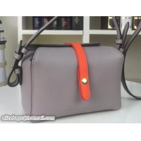 Hot Style Celine Natural Calfskin Box On Strap Bag 703091 Gray