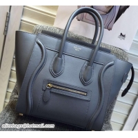 Hot Style Celine Luggage Micro Tote Bag in Original Smooth Calfskin 703098 Gray