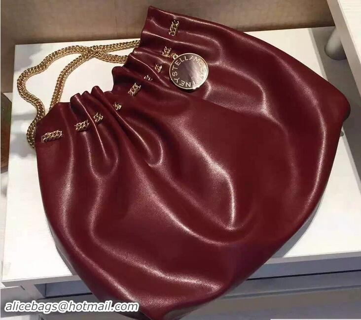 Pretty Style Stella McCartney Nappa Noma Shoulder Bag Fall Winter M52903 Burgundy