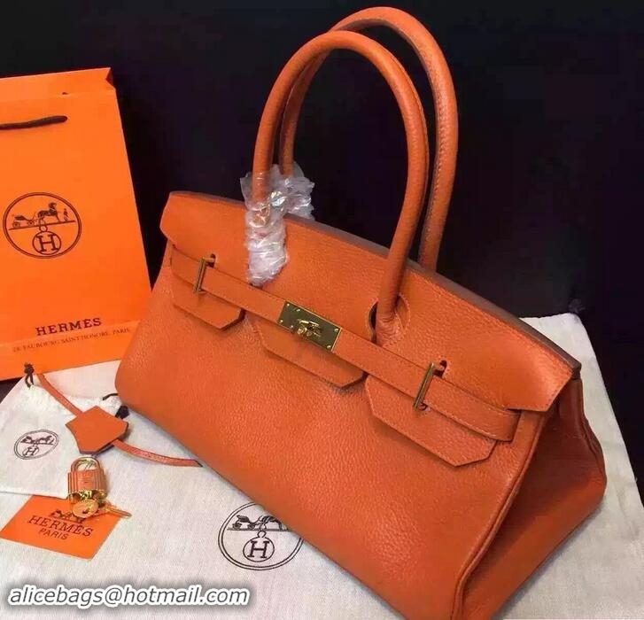 Good Quality Hermes Birkin 42cm Bag in Original Togo Leather Bag H60302 Orange