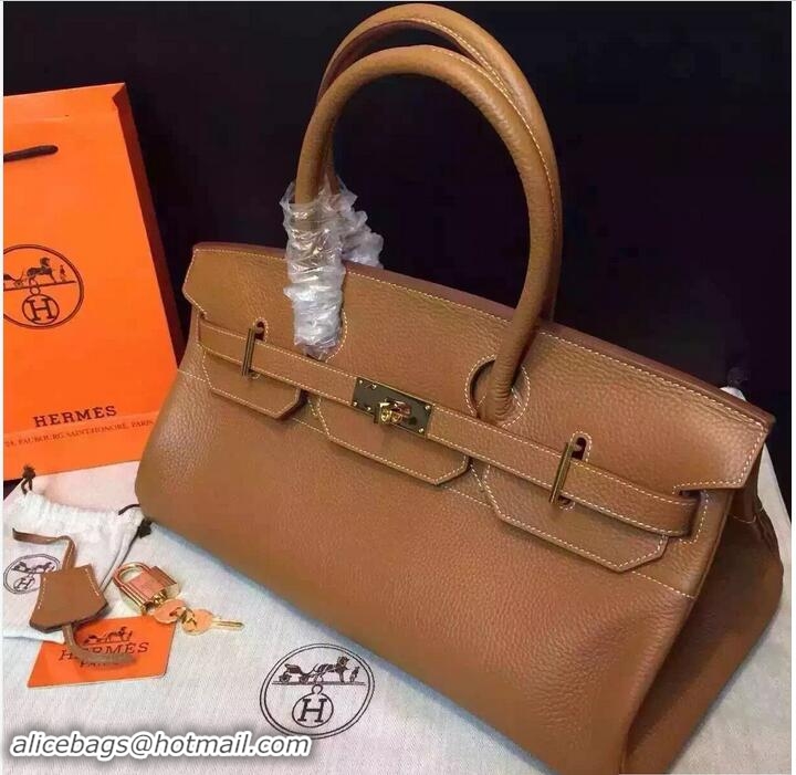 Crafted Hermes Birkin 42cm Bag in Original Togo Leather Bag H60302 Khaki