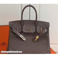 Buy New Cheap Hermes Lace Birkin 30cm Bag in Swift Leather H60306 Etoupe