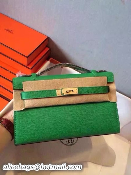 Shop Cheap Hermes Kelly 22cm Tote Bag Original Leather KL22 Green