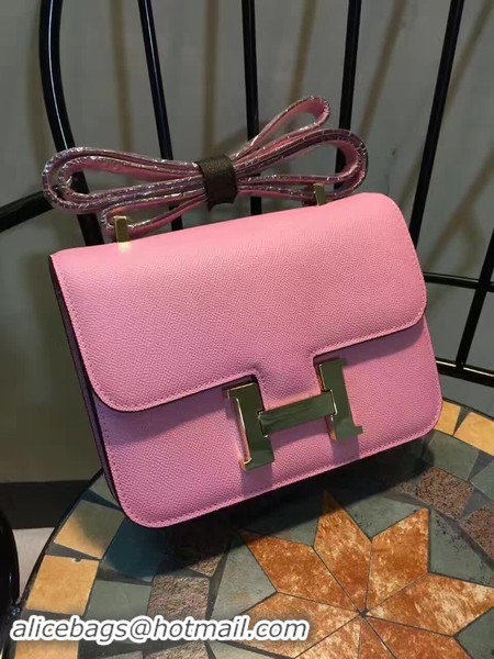 Perfect Style Hermes Constance Bag Calfskin Leather H9978 Pink