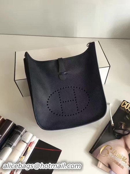 Grade Hermes Evelyne 30cm Messenger Bag E3301 Black