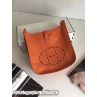 Charming Hermes Evelyne 30cm Messenger Bag E3301 Orange