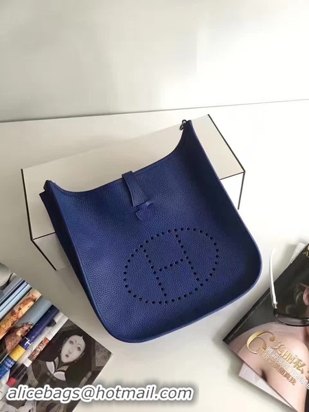 Top Design Hermes Evelyne 30cm Messenger Bag E3301 Blue