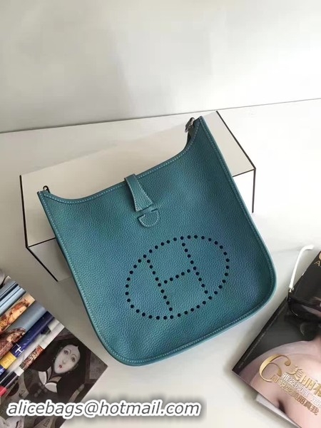 Famous Hermes Evelyne 30cm Messenger Bag E3301 Light Blue