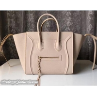 Good Looking Celine Luggage Phantom Bag in Original Grained Leather Light Pink 72022