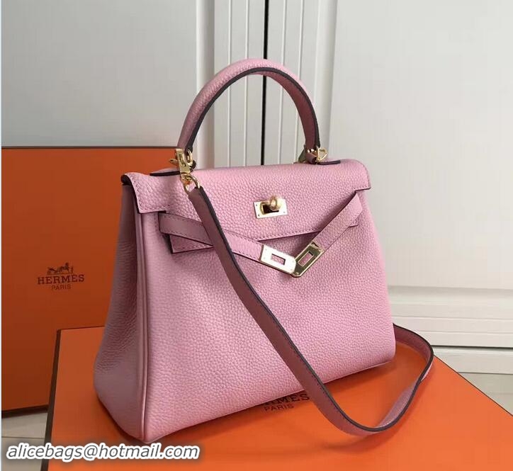 Good Looking Hermes Kelly 25cm In Original Calfskin Leather Bag 72201 Pink