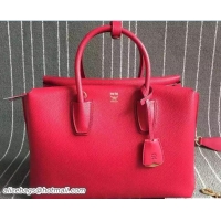 Generous MCM Milla Tote Large Bag 81012 Red