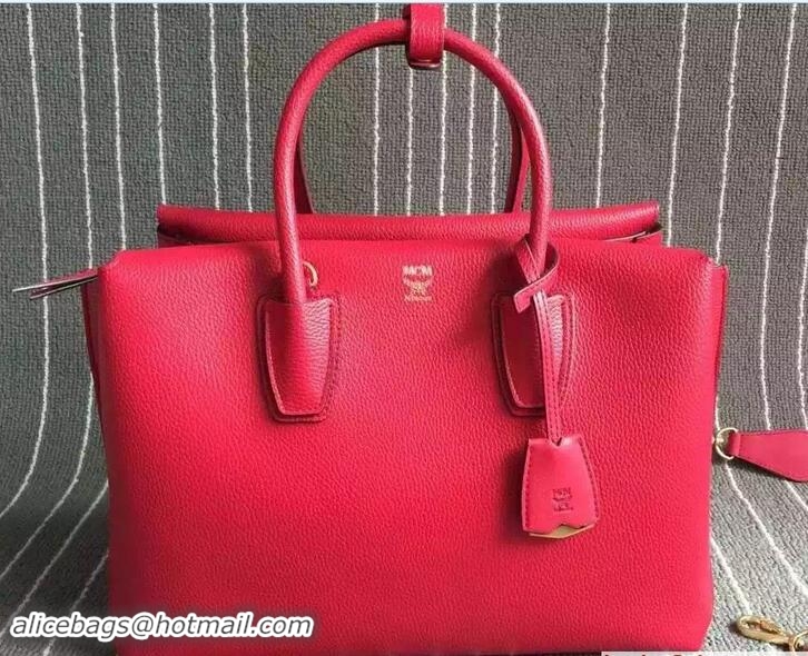 Generous MCM Milla Tote Large Bag 81012 Red