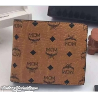 Discount MCM Bi-fold Wallet 81015 Khaki