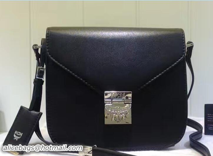 Classic MCM Small Patricia Crossbody Shoulder Bag 81101 Black