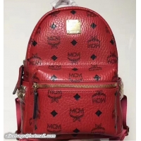 Discount Fashion MCM Stark Backpack 81206 Red