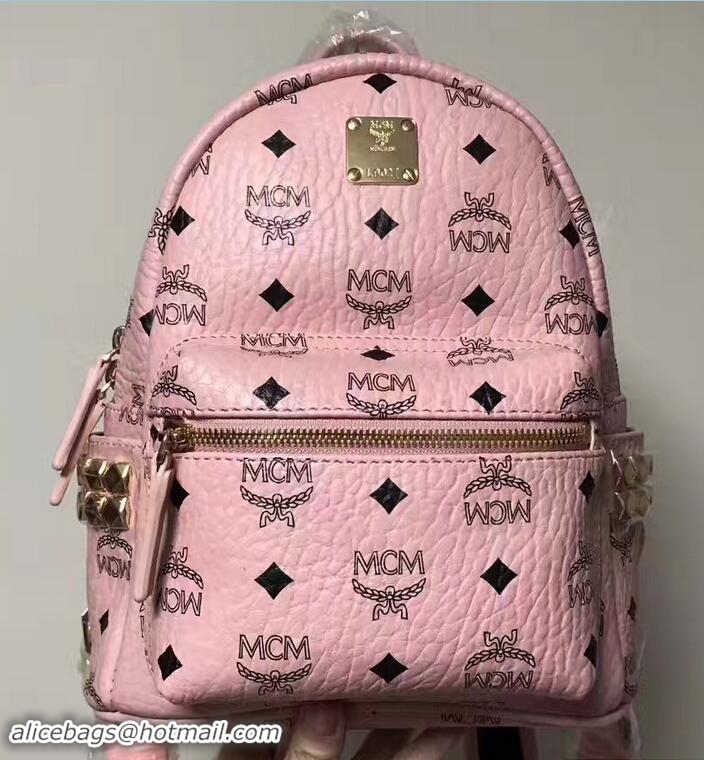 Duplicate MCM Stark Backpack 81206 Pink