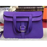 Trendy Design Hermes Halzan Tote Bag in Original Togo Leather 91002 Light Purple